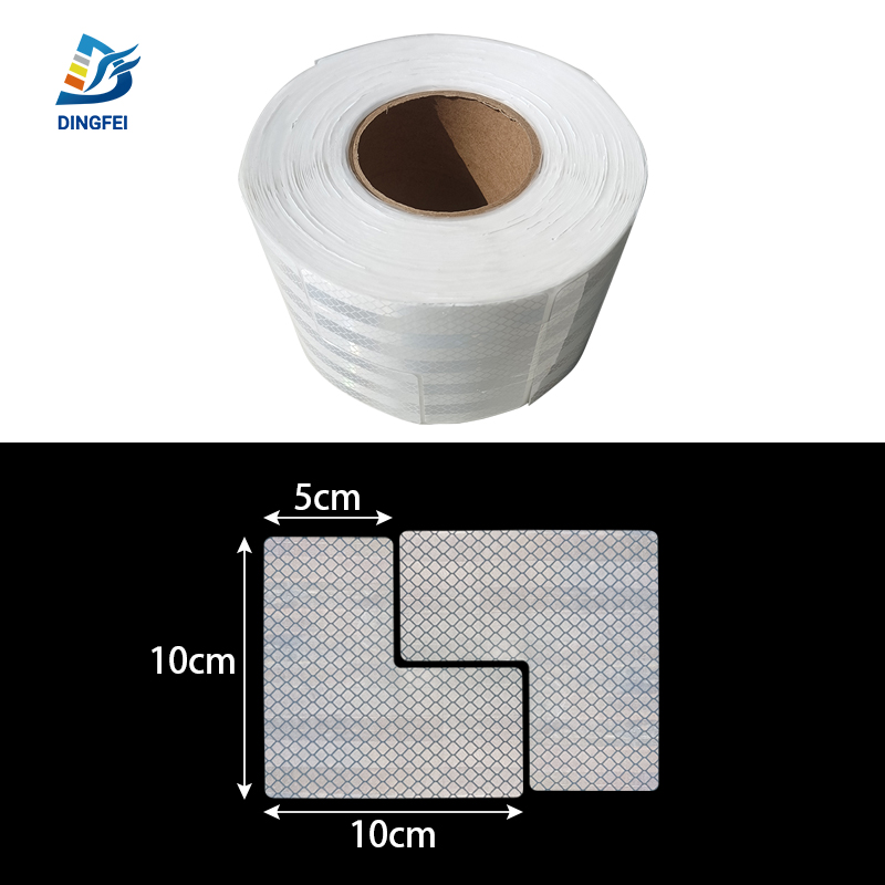 White Die Cutting Reflective Conspicuity Tape - 